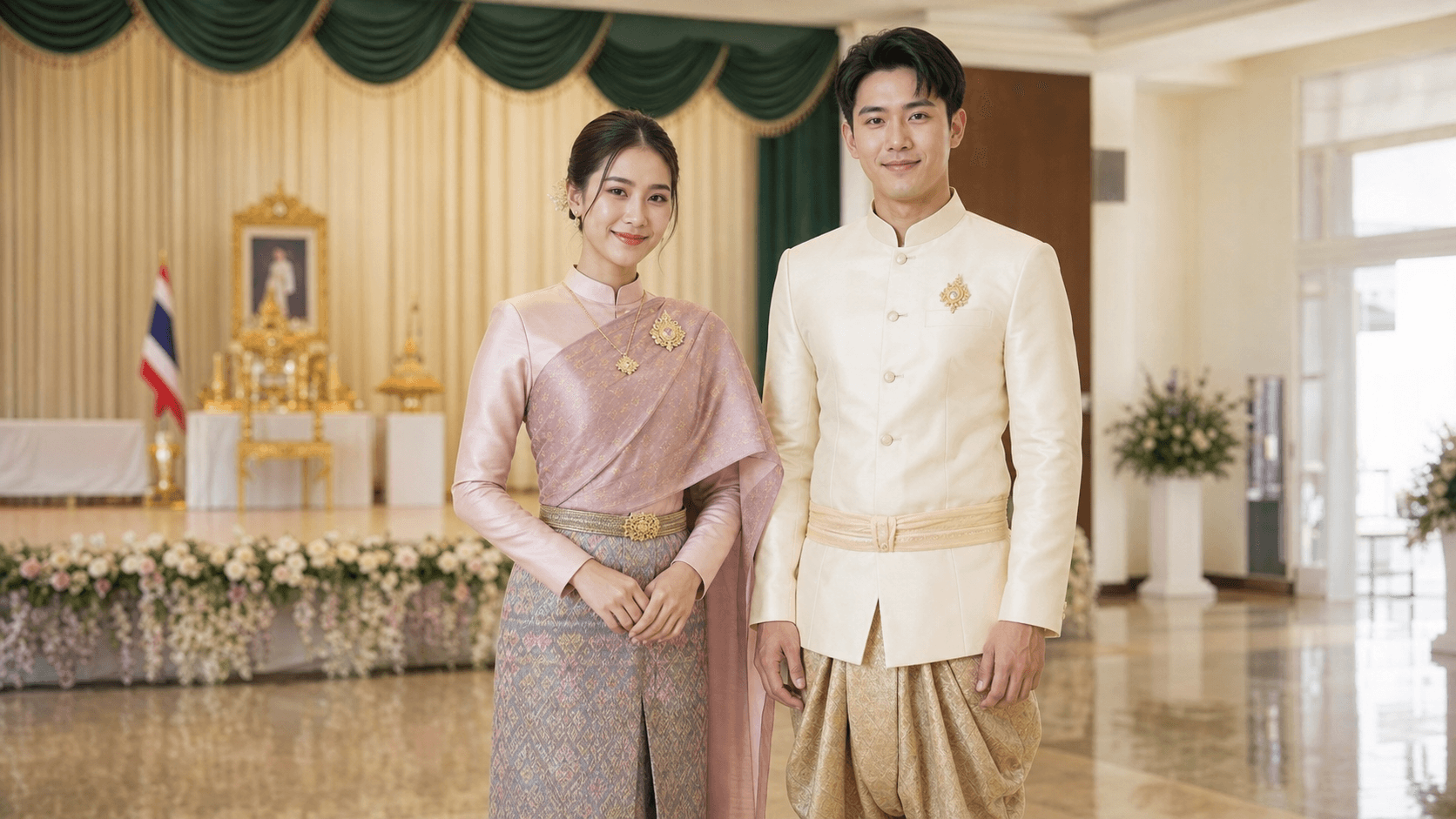 ชุดไทยสุภาพสำหรับงานพิธี ควรเลือกสีและแบบไหนดี