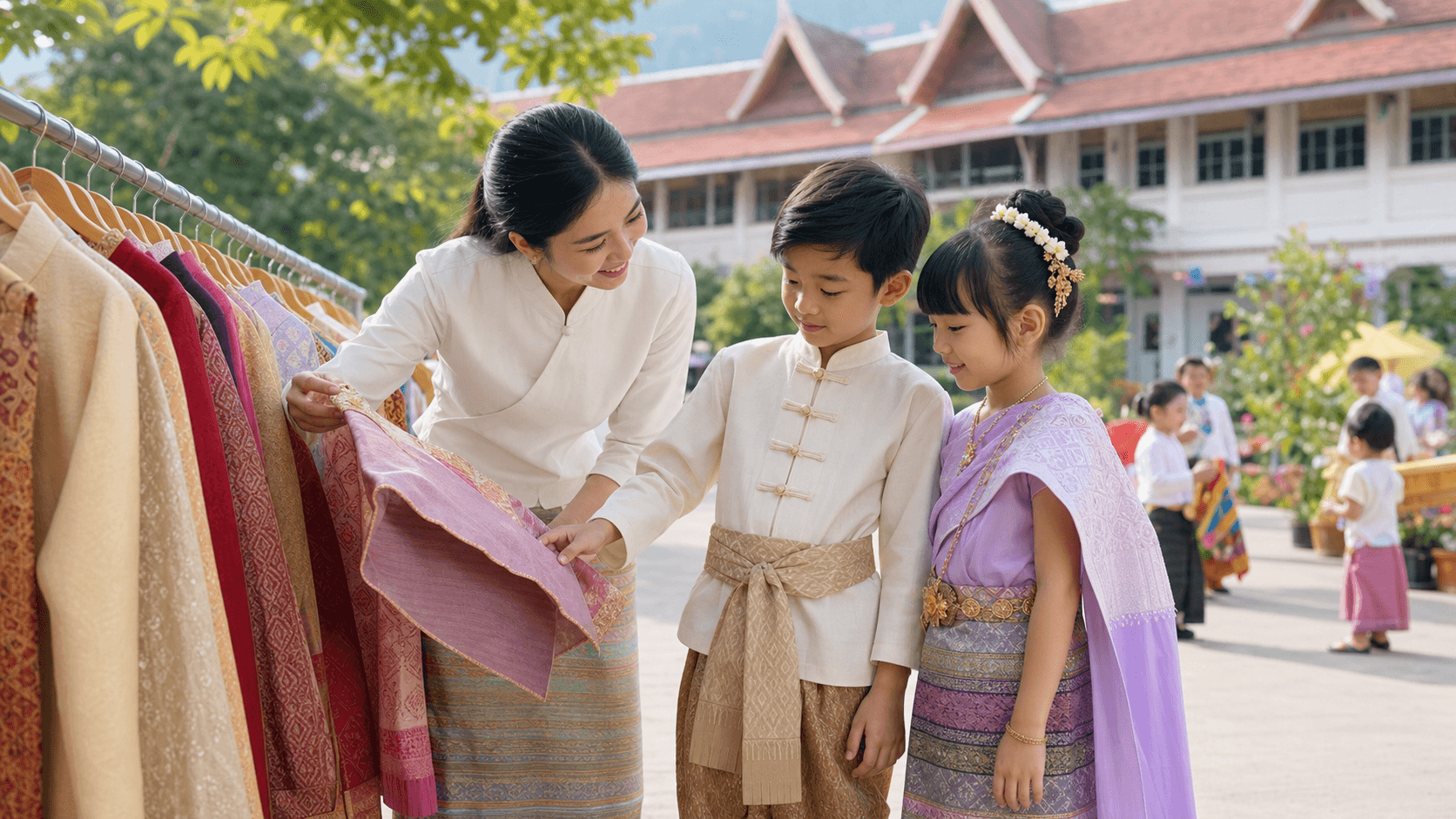 เช่าชุดไทยงานโรงเรียน เลือกแบบไหนดีสำหรับเด็กและผู้ปกครอง