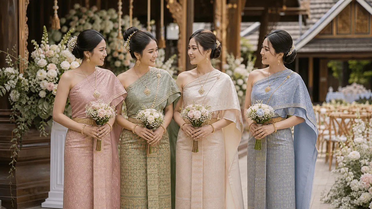 ชุดเพื่อนเจ้าสาวล้านนา: เลือกยังไงให้ทีมสวยเป๊ะ คุมโทนปัง ฉบับคนเชียงใหม่!