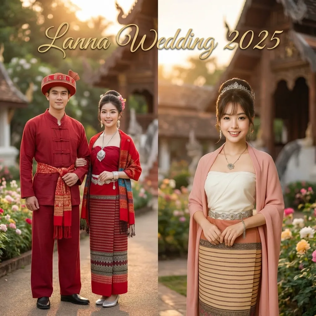 เช่าชุดแต่งงานล้านนา │ คู่มือเลือกชุดสำหรับคู่บ่าวสาว